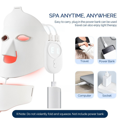 Mascarilla LED NovaHonor · Fototerapia Facial 7 Colores